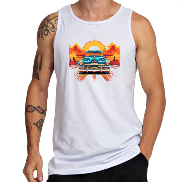 Camiseta Regata Vintage Carro Classico 08 - Imagem 3