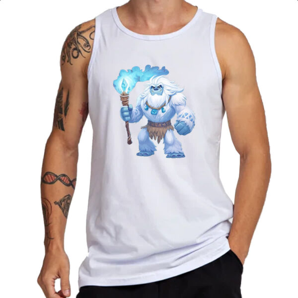 Camiseta Regata Yeti cute inverno - Imagem 3