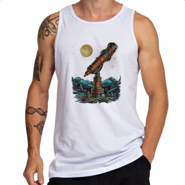 Camiseta Regata Vintage Telescopio - Imagem 3