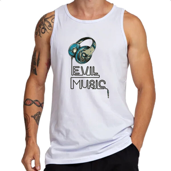 Camiseta Regata Evil Music - Imagem 3