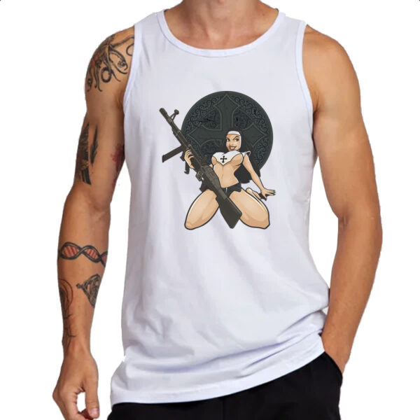 Camiseta Regata Freira Guerrilheira - Imagem 3