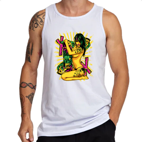 Camiseta Regata Gangster Girl Skate - Imagem 3