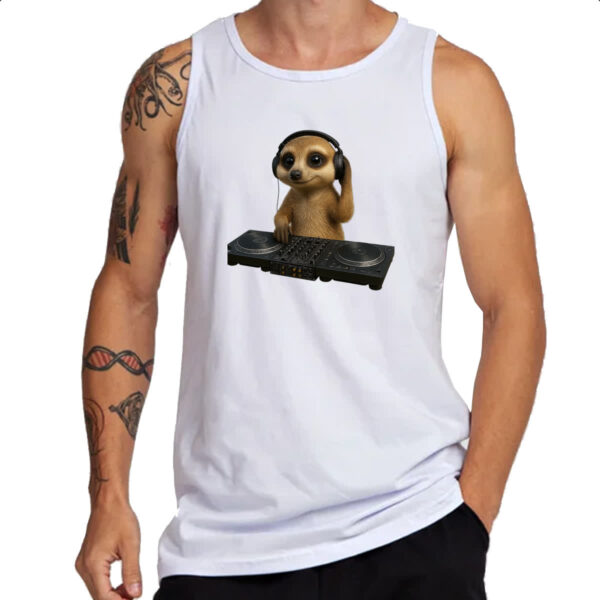 Camiseta Regata Suricato DJ - Imagem 3