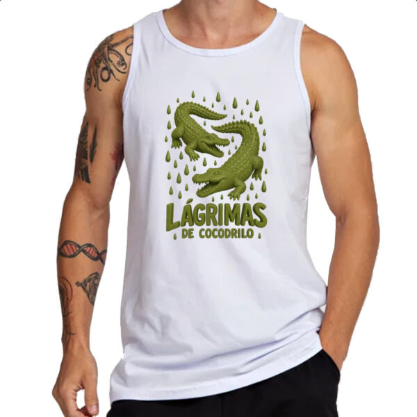 Camiseta Regata Lagrimas de Crocodilo - Imagem 3