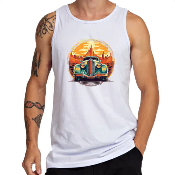 Camiseta Regata Vintage Carro Classico 01 - Imagem 3