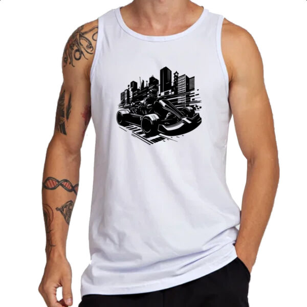 Camiseta Regata Carrinho Kart Urbano - Imagem 3