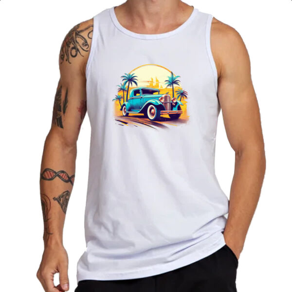 Camiseta Regata Vintage Carro Classico 02 - Imagem 3