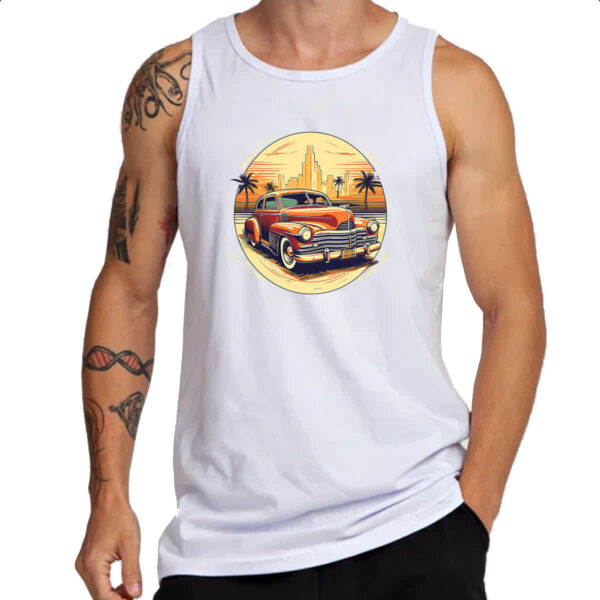 Camiseta Regata Vintage Carro Classico 03 - Imagem 3