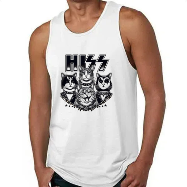 Camiseta Regata HISS Gatos do Rock - Imagem 4