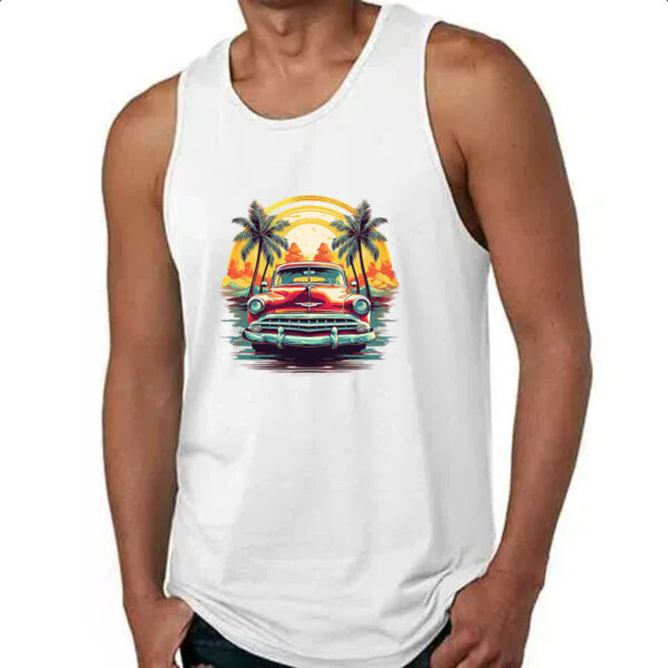 Camiseta Regata Vintage Carro Classico 05 - Imagem 4