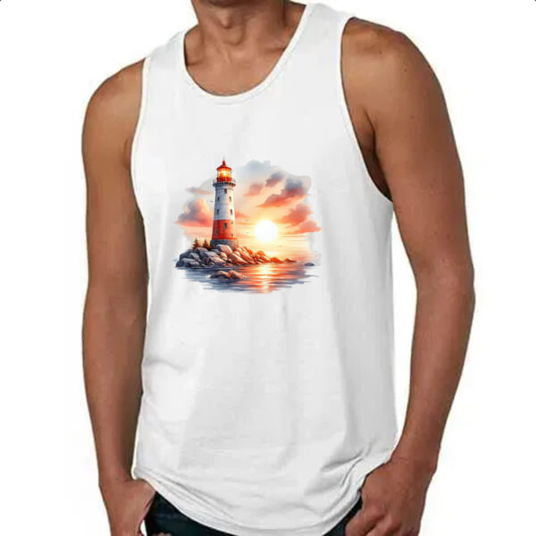 Camiseta Regata Farol travel art - Imagem 4
