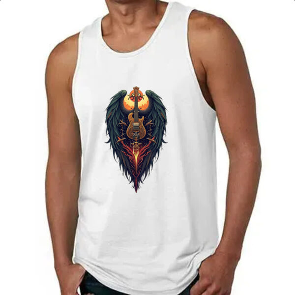 Camiseta Regata Guitarra Asas de Anjo - Imagem 4
