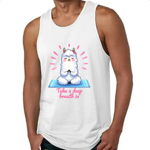 Camiseta Regata Lhama Take a deep breath - Imagem 4