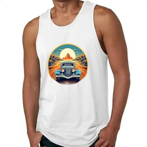 Camiseta Regata Vintage Carro Classico 06 - Imagem 4