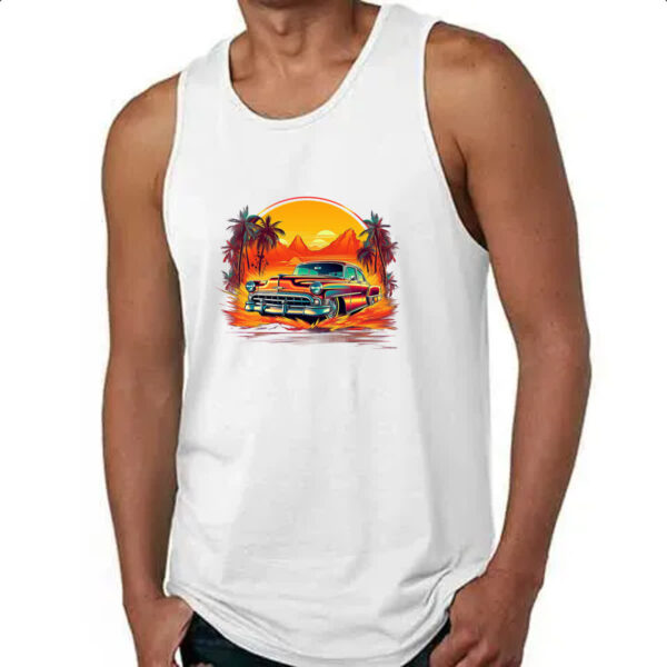 Camiseta Regata Vintage Carro Classico 07 - Imagem 4
