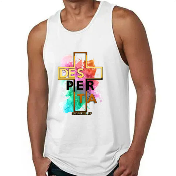Camiseta Regata Gospel Desperta Ezequiel 37 - Imagem 4