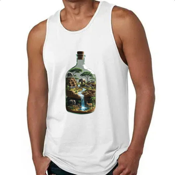 Camiseta Regata Oasis Africano na Garrafa - Imagem 4