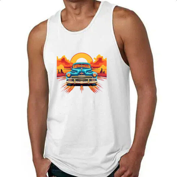 Camiseta Regata Vintage Carro Classico 08 - Imagem 4