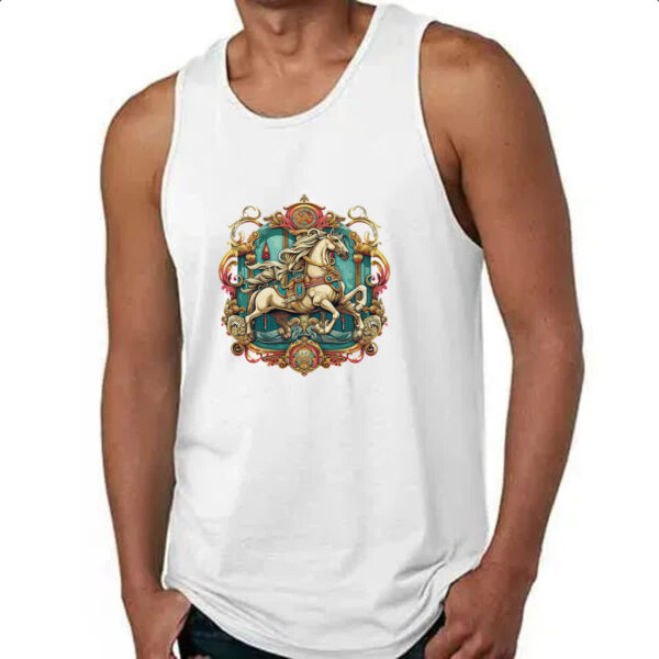 Camiseta Regata Vintage Carrossel - Imagem 4