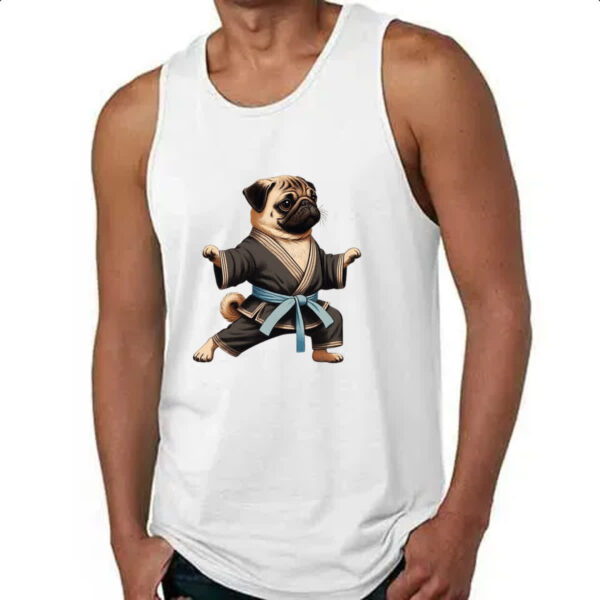 Camiseta Regata Pug Karate - Imagem 4