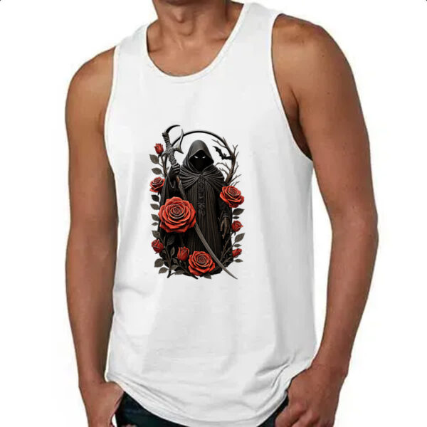 Camiseta Regata Morte entre rosas - Imagem 4