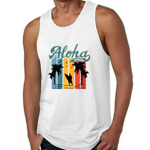 Camiseta Regata Aloha Hawaii Vintage Style - Imagem 4