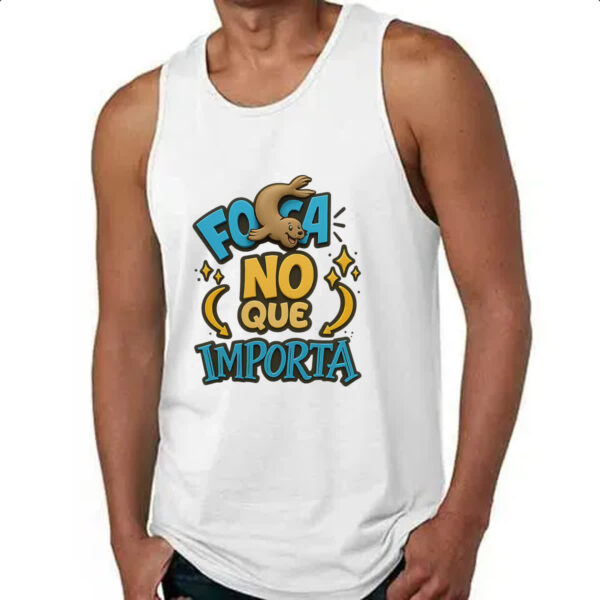 Camiseta Regata Foca no que importa - Imagem 4