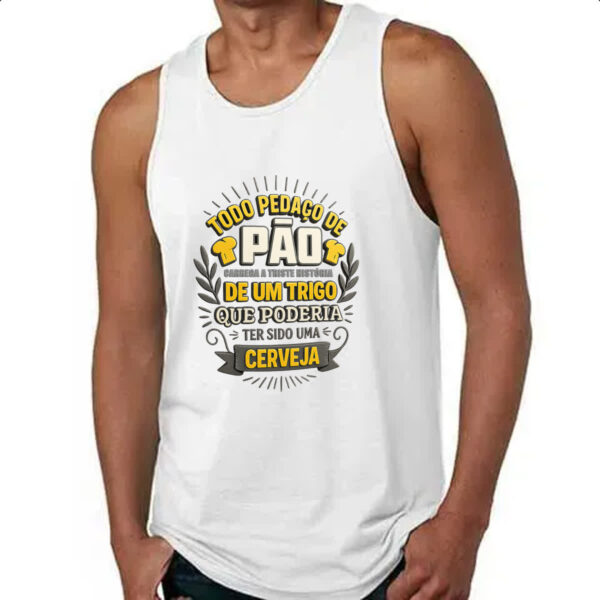 Camiseta Regata Todo pedaco de pao - Imagem 4