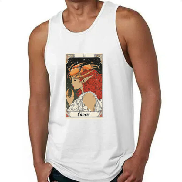 Camiseta Regata Carta Taro Signo Cancer - Imagem 4