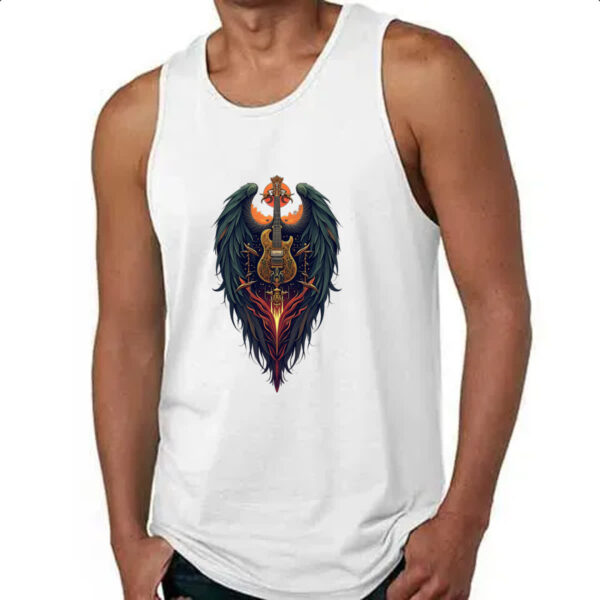 Camiseta Regata Guitarra asas - Imagem 4