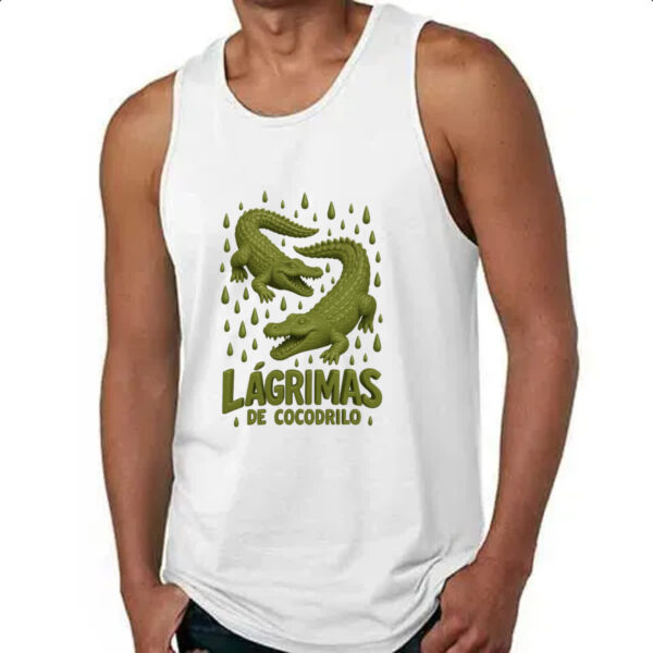 Camiseta Regata Lagrimas de Crocodilo - Imagem 4