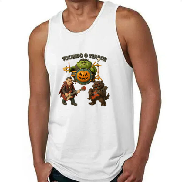 Camiseta Regata Tocando o terror - Imagem 4