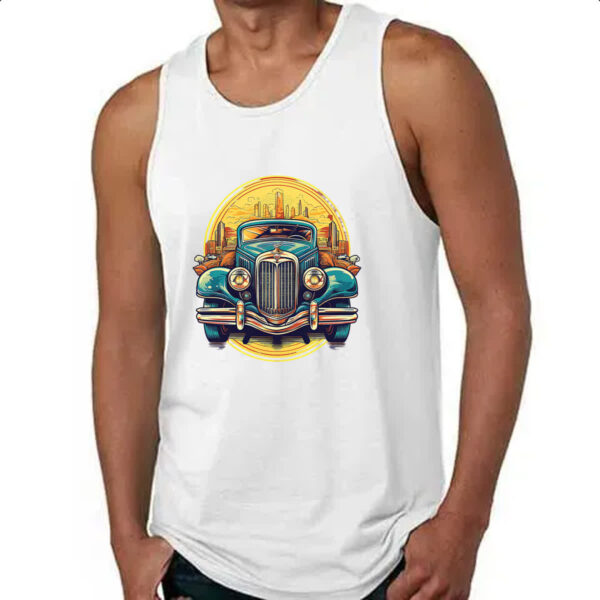 Camiseta Regata Vintage Carro Classico 04 - Imagem 4
