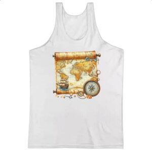 Camiseta Regata Mapa travel art