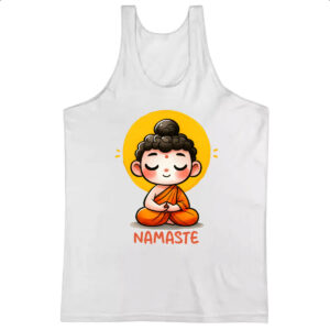 Camiseta Regata Namaste Cute Monge
