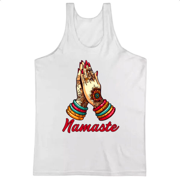Camiseta Regata Namaste Girl Hands