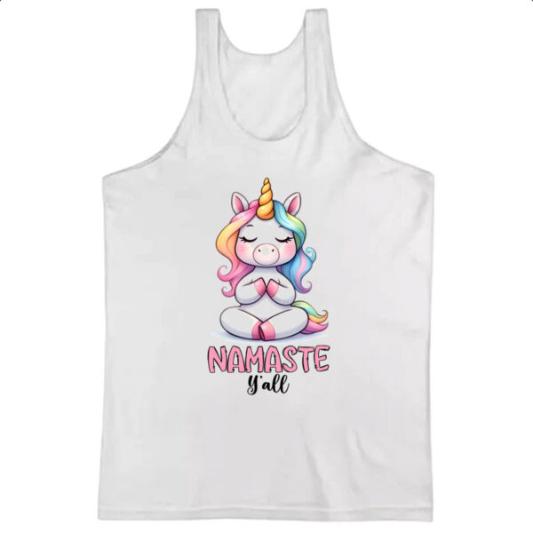 Camiseta Regata Namaste Unicornio