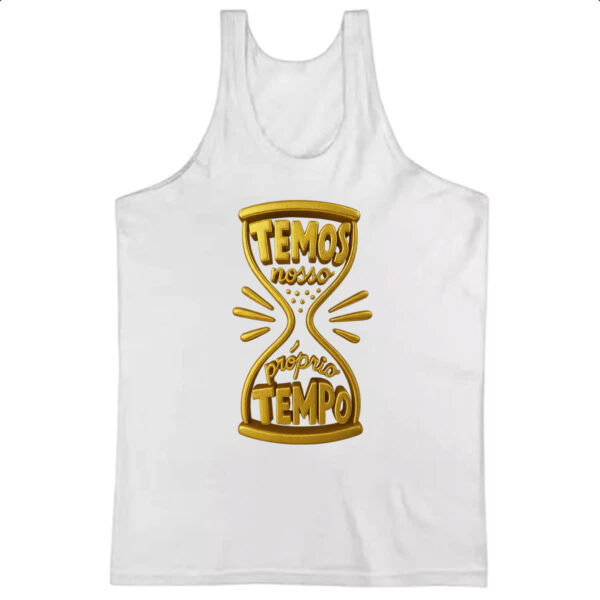 Camiseta Regata Temos nosso proprio tempo 3D