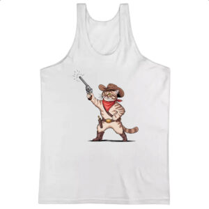 Camiseta Regata Gato Cowboy