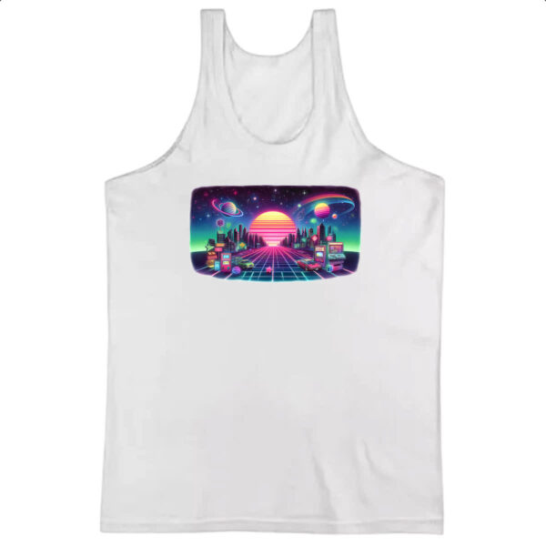 Camiseta Regata Nostalgia anos 80 neon