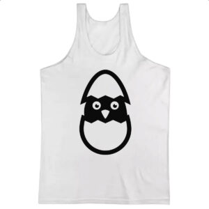 Camiseta Regata Pintinho nascendo linear arte