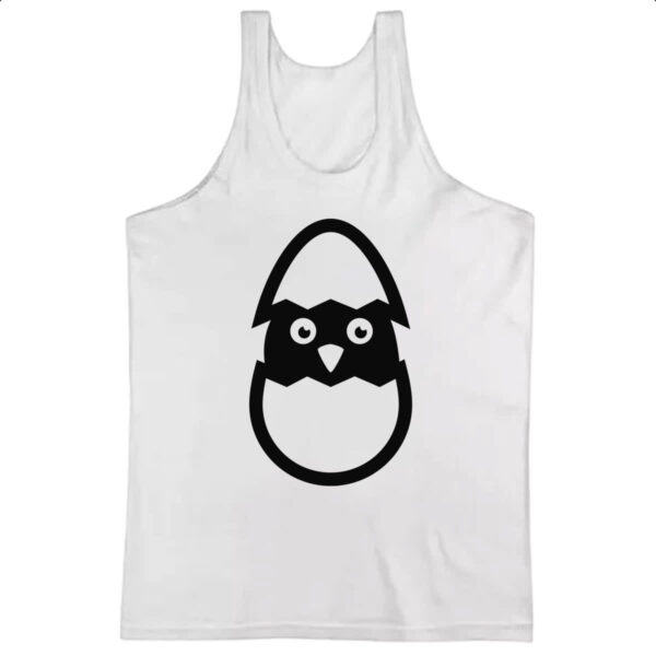 Camiseta Regata Pintinho nascendo linear arte