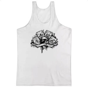 Camiseta Regata Quadra de ases caveira