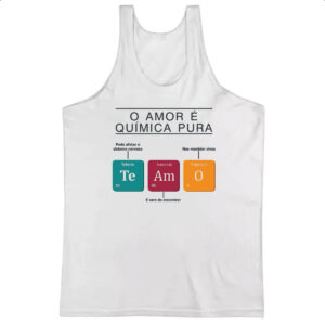 Camiseta Regata Amor quimica pura