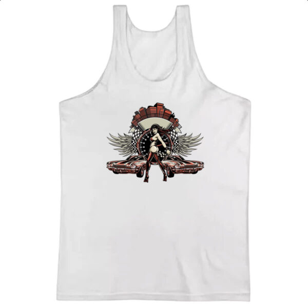 Camiseta Regata Muscle Car Racing