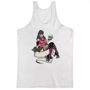 Camiseta Regata Patinadora com cranio