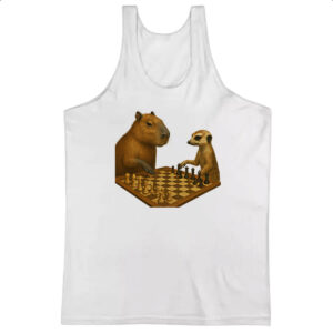 Camiseta Regata Xadrez Capivara vs Suricato