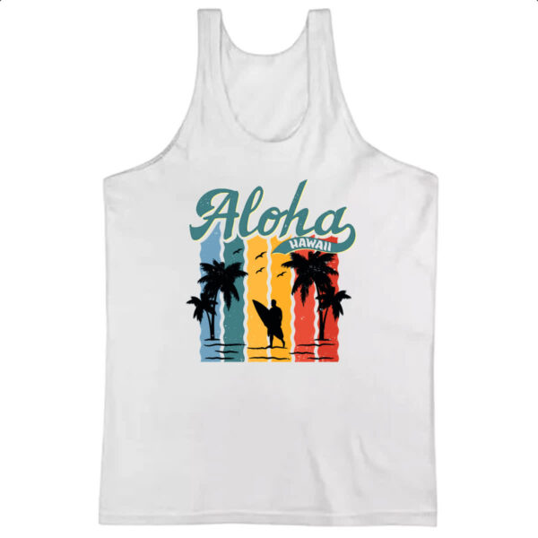 Camiseta Regata Aloha Hawaii Vintage Style