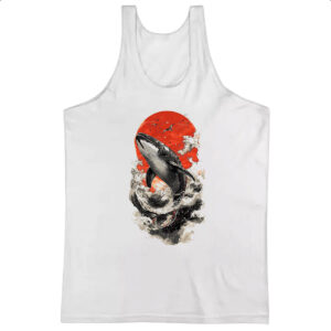Camiseta Regata Baleia sunset japan