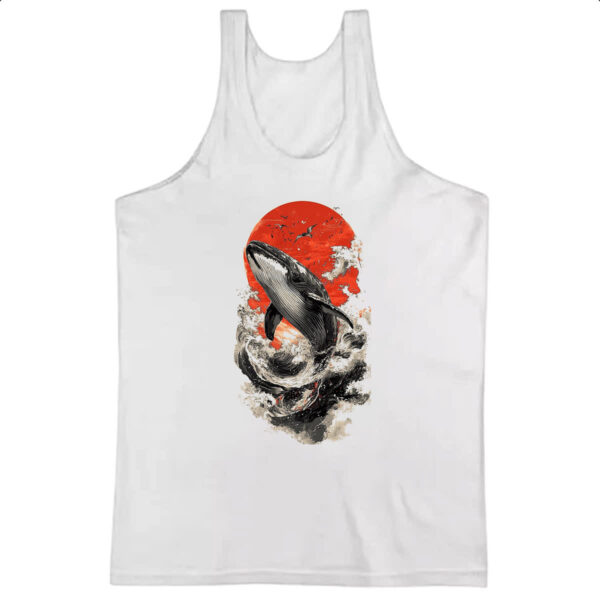 Camiseta Regata Baleia sunset japan